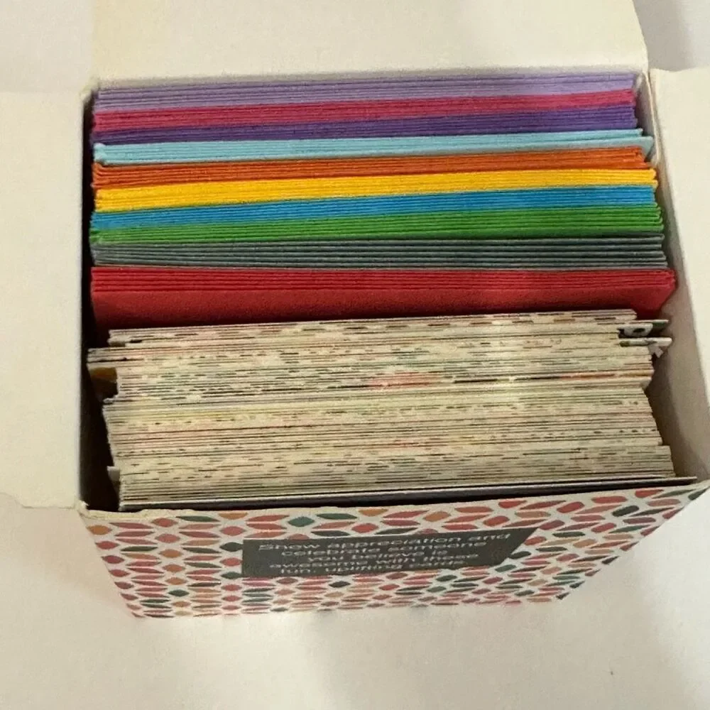 Dessie Appreciation Cards with Multi-colored Envelopes